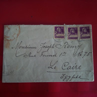 LETTRE SUISSE MONTREUX POUR LE CAIRE - Covers & Documents