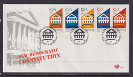 SOUTH AFRICA - 1996 New Constitution Set FDC - Covers & Documents