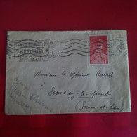 LETTRE LYON POUR SENNECEY LE GRAND 1941 - Briefe U. Dokumente