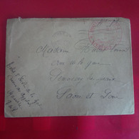 LETTRE MARSEILLE POUR SENNECEY LE GRAND 1943 CACHET ROUGE 2E ESCADRON - Cartas & Documentos