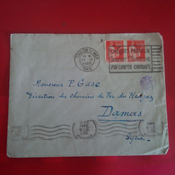 LETTRE TOULON SUR MER POUR DAMAS SYRIE 1940 - Lettres & Documents