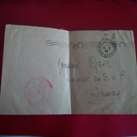 LETTRE DAMAS CACHET HOPITAL HENRI DE VERBIZIER 1940 - Siria