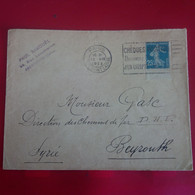 LETTRE PARIS A BEYROUTH - Libano