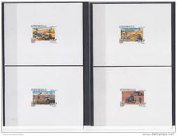 Sénégal 1998 / 1999 PROOF 21e Rallye Paris-Dakar Motocross Motorcycle Motorsport Voiture Car Mi. 1596 - 1599 RARE MNH - Senegal (1960-...)