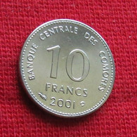 Comores 10 Francs 2001 KM 19 UNC Comores - Comoros