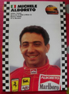 Carte Postale Michel Alboreto. Saison 1986-1987 De Formule 1. Championnat Du Monde - Sportifs