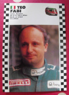 Carte Postale Teo Fabi. Saison 1986-1987 De Formule 1. Championnat Du Monde - Sportler
