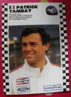 Carte Postale Patrick Tambay. Saison 1986-1987 De Formule 1. Championnat Du Monde - Sportler