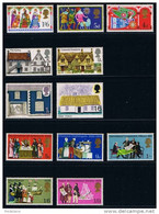 KERSTMIS/NOEL ARCHITECTURE COMMEMMORATIF - Y&T : 579/590 - 1969*** - Unused Stamps