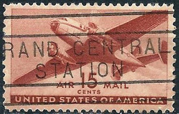 United States 1941 - Mi 503A - YT Pa 29 ( Airplane Twin-Motored ) - 2a. 1941-1960 Used