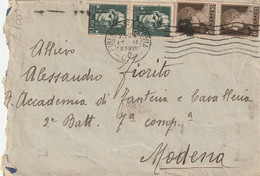 LETTERA 1937 2X10+2X15 + ERINNOFILO TUBERCOLOSI ANNULLATO (RY8857 - Marcophilia