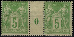 FRANCE - MILLESIME "Type SAGE" N° 102 (0) Timbres Neuf** LUXE, Pont Avec Une Légère Charnière. Bas Prix, à Saisir. - Millesimes