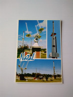 Brasil.natal.RN.2cards.barrera Do Inferno.rocket Launch.two Different Cards.e7 Reg Postage.commems For Post . - Natal