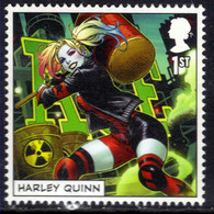 GB 2021 QE2 1st DC Comics Justice League Harley Quinn Umm ( C731 ) - Unused Stamps