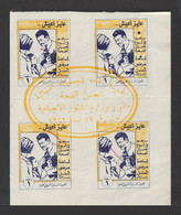 Egypt - Old Labels / Revenues - Donations - Fighting Tuberculosis - Improving Health - Unused Stamps