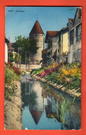 ZPR-27 Yverdon Canal Et La Tour.  Soc. Graphique 573. Circulé Vers L'Egypte En 1926 - Yverdon-les-Bains 