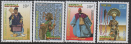 Sénégal 2003 Costumes Traditionnels Trachten Tradition 4 Val. RARE MNH - Sénégal (1960-...)