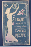 CPA Publicité Publicitaire Réclame Non Circulé Voir Dos Femme Woman Art Nouveau Gaufré Embossed - Advertising