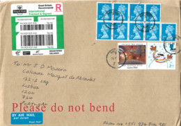 UK Registered Cover To Portugal - Unclassified