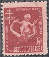 CUBA   SCOTT NO RA13  USED  YEAR  1951 - Gebraucht