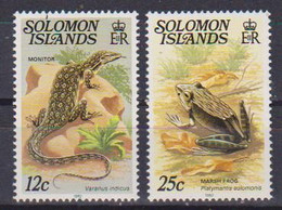 COLONIE INGLESI 1982  SOLOMON ISLANDS SERIE ORDINARIA YVERT. 473-474 MNH XF - Sonstige