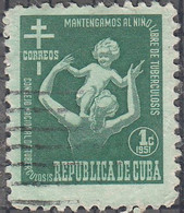 CUBA   SCOTT NO RA15  USED  YEAR  1951 - Gebraucht