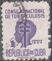 CUBA   SCOTT NO RA23  USED  YEAR  1954 - Oblitérés