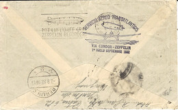 1932- Cover From  Montevideo To Berlin " Via Condor GRAF  ZEPPELIN " First Fly  September 1932 - Zeppelines