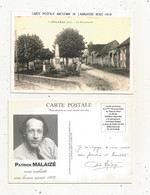 Cp , Publicité , Politique , Patrick MALAIZE, Campagne élections Législatives , 1993 , 60 , LABRUYERE, Le Monument - Publicidad