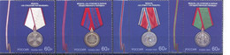 2021. Russia, Medals Of Russia, 4v, Mint/** - Neufs