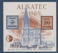 CNEP-1980-N°1** ALSATEC.Salon Philathélique De STASBOURG - CNEP