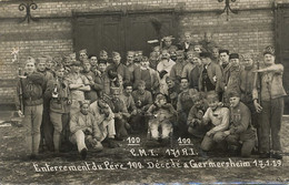 Real Photo Germersheim January 17 / 1929. French Occupation 171 Eme R.I. Enterrement Père Cent Cercueil - Germersheim