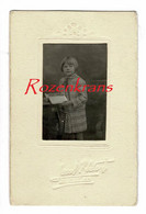 Oude Foto Ancienne Photo Old Portrait Meisje Young Girl Jeune Fille Child Enfant Madchen Studio Cabinet - Personas Anónimos