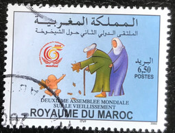 Royaume Du Maroc - C9/31 - (°)used - 2002 - Michel 1404 - 2e Mondiaal Congres Van Ouderen - Morocco (1956-...)