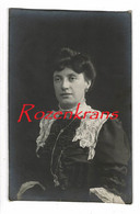 Oude Foto Ancienne Photo Old Portrait Vrouw Woman Femme Fashion Mode Verbeeck Hendrickx Antwerpen Studio Cabinet - Personas Anónimos