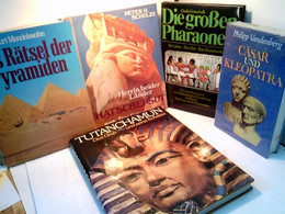 Konvolut Bestehend Aus 5 Bänden, Zum Thema: Ägypten / Pharao / Pyramiden. - Arqueología