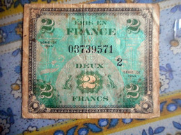 BILLET DEUX FRANCS Daté 1944 DRAPEAU - Unclassified