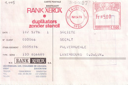 Zaventem - Franncotyp Rank Xerox (1.005) - 1960-79