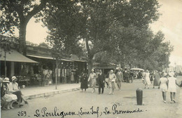 Le Pouliguen * Photo Circa 1900 * La Promenades * Commerces Magasins - Le Pouliguen