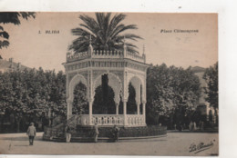 Cpa.Algérie.Blida.Place Clémenceau.animé Personnages. - Blida