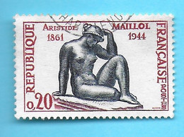 FRANCE 1961 ARISTIDE MAILLOL, OBLITÉRÉ - Gebruikt