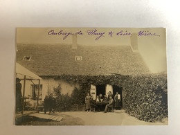Fleury Sur Loire .carte Photo 1937 Auberge - Autres & Non Classés