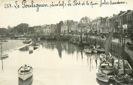 Le Pouliguen * Photo Circa 1900 * Le Port Et Le Quai Jules Sandeau * Bateaux De Pêche - Le Pouliguen