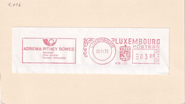 Luxemburg - Francotyp Adrema Pitney Bowes (1.016) - Franking Machines (EMA)