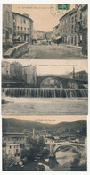 Lot 10 CPA - LE VIGAN (Gard) - 10 Cartes Diverses, 8 En état TTB, Voyagées Ou Non... Voir Les Scans - Le Vigan