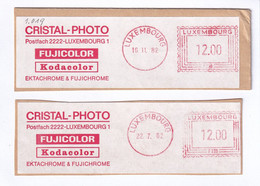 Luxemburg - Francotyp Cristal-Photo (1.019) - Frankeermachines (EMA)