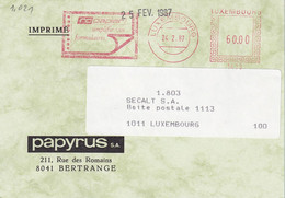 Luxemburg - Francotyp Rc-papier (1.021) - Maschinenstempel (EMA)