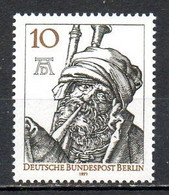 ALLEMAGNE BERLIN. N°366 De 1971. Le Cornemusier De Dürer. - Incisioni