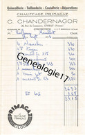 86 1857 CIVRAY VIENNE 1953 Quincaillerie C. CHANDERNAGOR Rue Du Commerce COUTELLERIE Chauffage Primagaz Dest RAFFOUX - 1900 – 1949