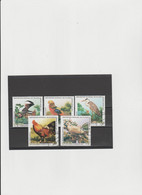 Cuba 2001 - (YT)  3912/16   Used   "Hong Kong 2001. Exposition Philatelique Internationale Oiseaux D'Asie" - Usados